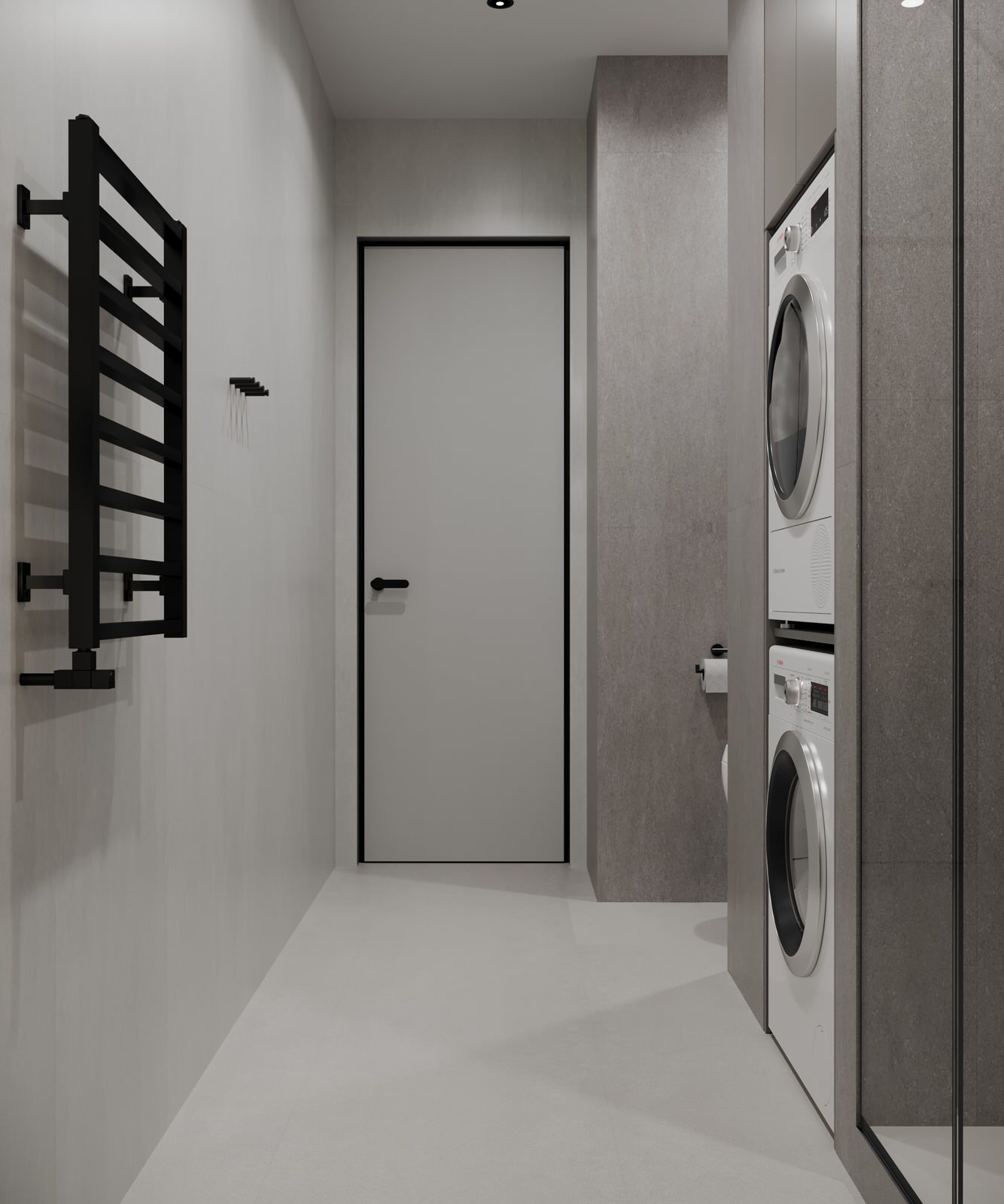 Квартира в серых оттерках. Современный стиль