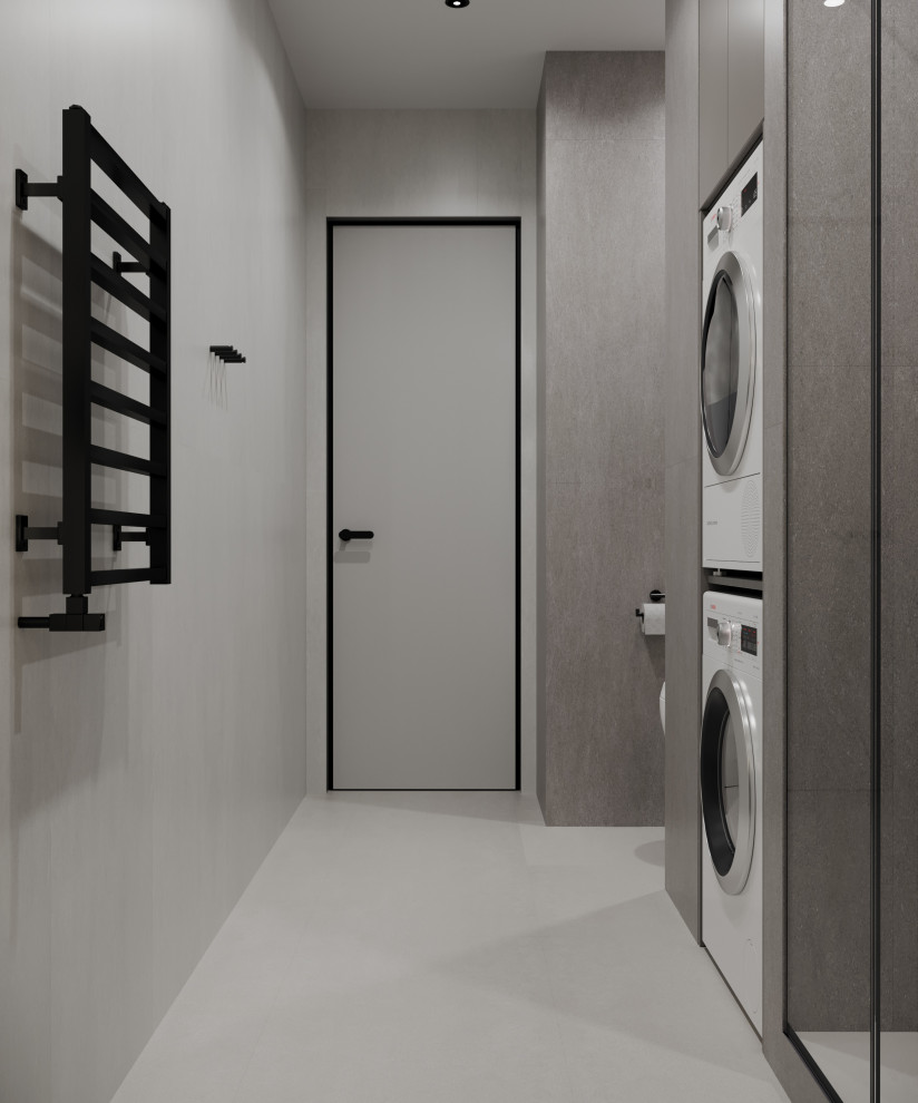 Квартира в серых оттерках. Современный стиль