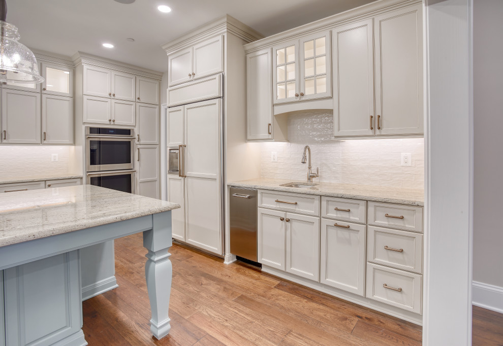 Custom Home Cabinetry - Neutral Grays & Blues