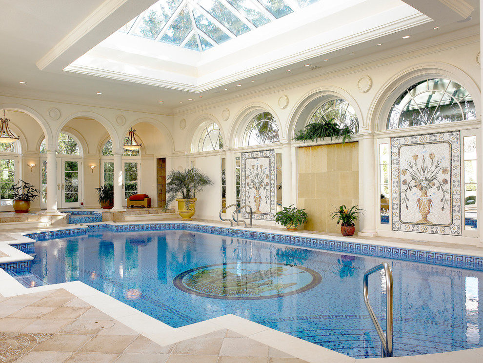 Large traditional indoor pool in Chicago.
