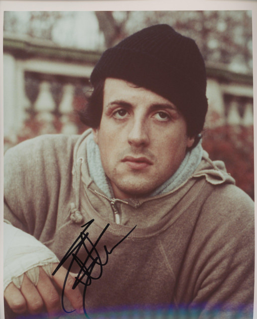 Rocky Sylvester Stallone Signed Movie Photo, Custom Frame ...