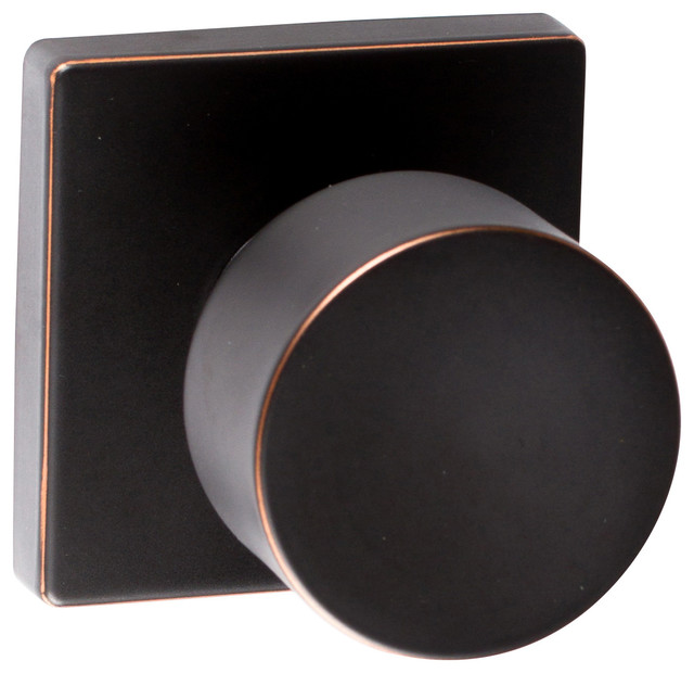 Modern Series Bergen Square Dummy Knob Transitional Doorknobs