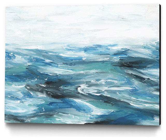 "Oceanic II" Museum Mounted Canvas Print, 11"x14", 30"x40" Beach