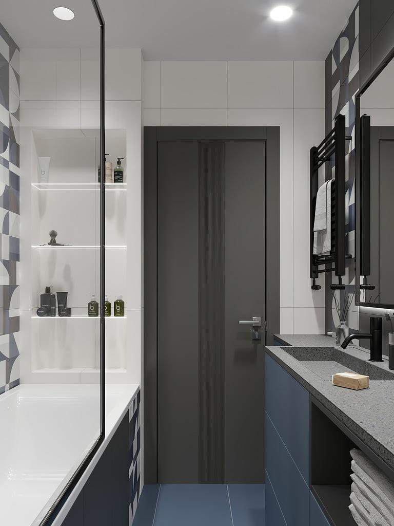 Проект Лаванда | Квартира 77 м2 Домодедово