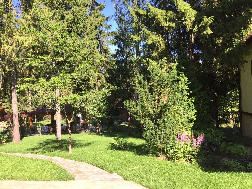 Ландшафтный дизайн участка 45 соток, КП Дубровка, МО