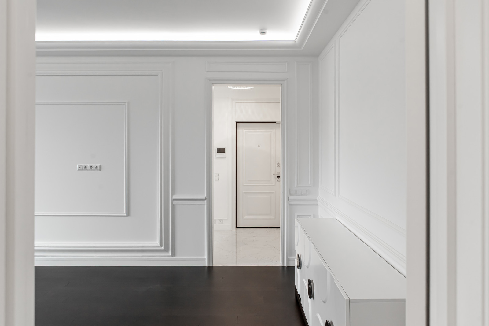 Ремонт трехкомнатной квартиры с кухней-гостиной ЖК Наследие