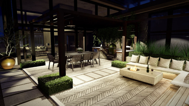 Project | Penthouse modern-deck