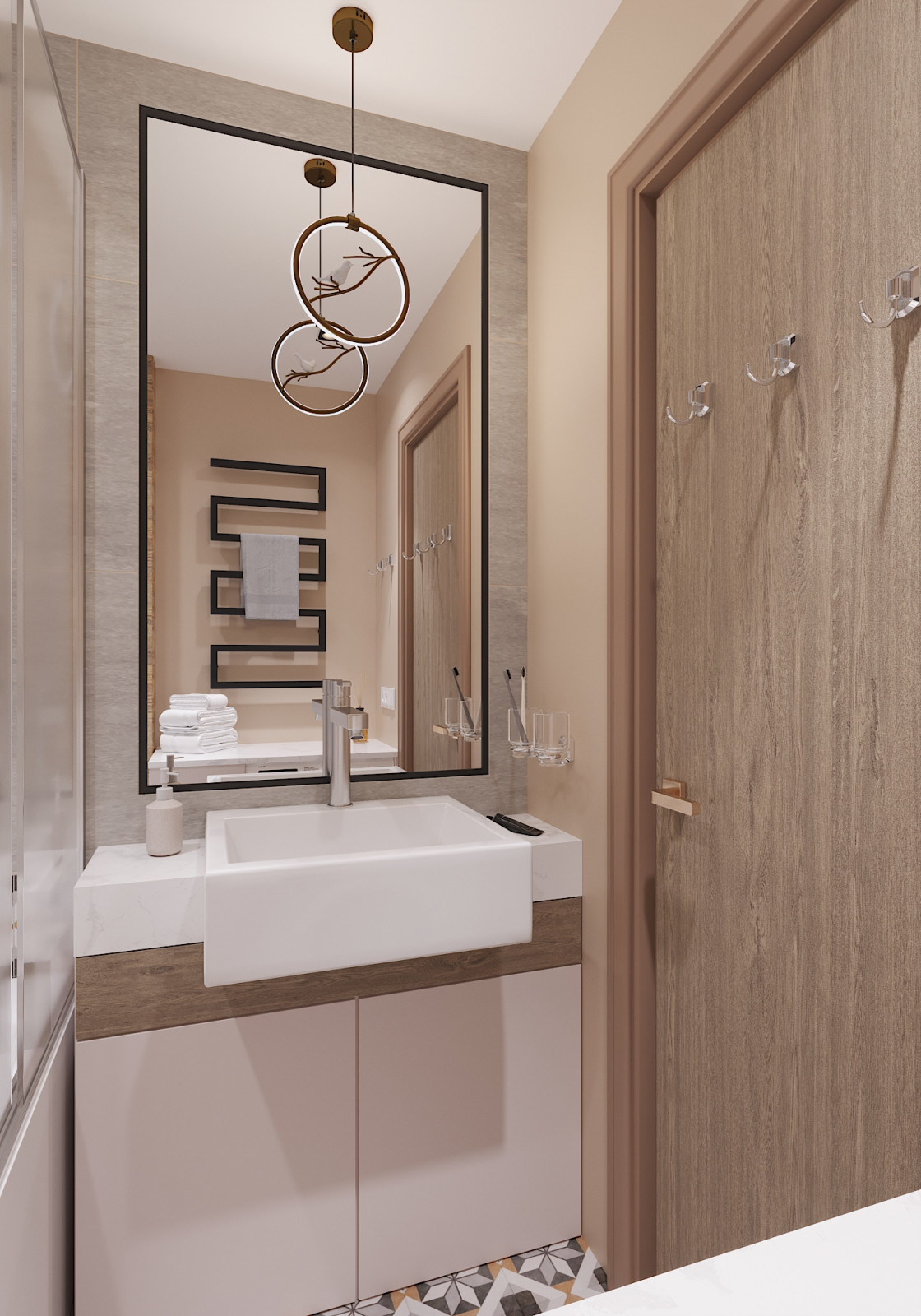 Квартира на Перервинском бульваре (85,25 м2) - СПОНТАННОСТЬ