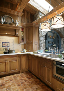 Shingle style home - Traditional - Kitchen - Boston - by Kenneth Davis ...