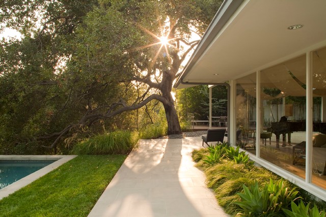 Pasadena contemporaneo-patio