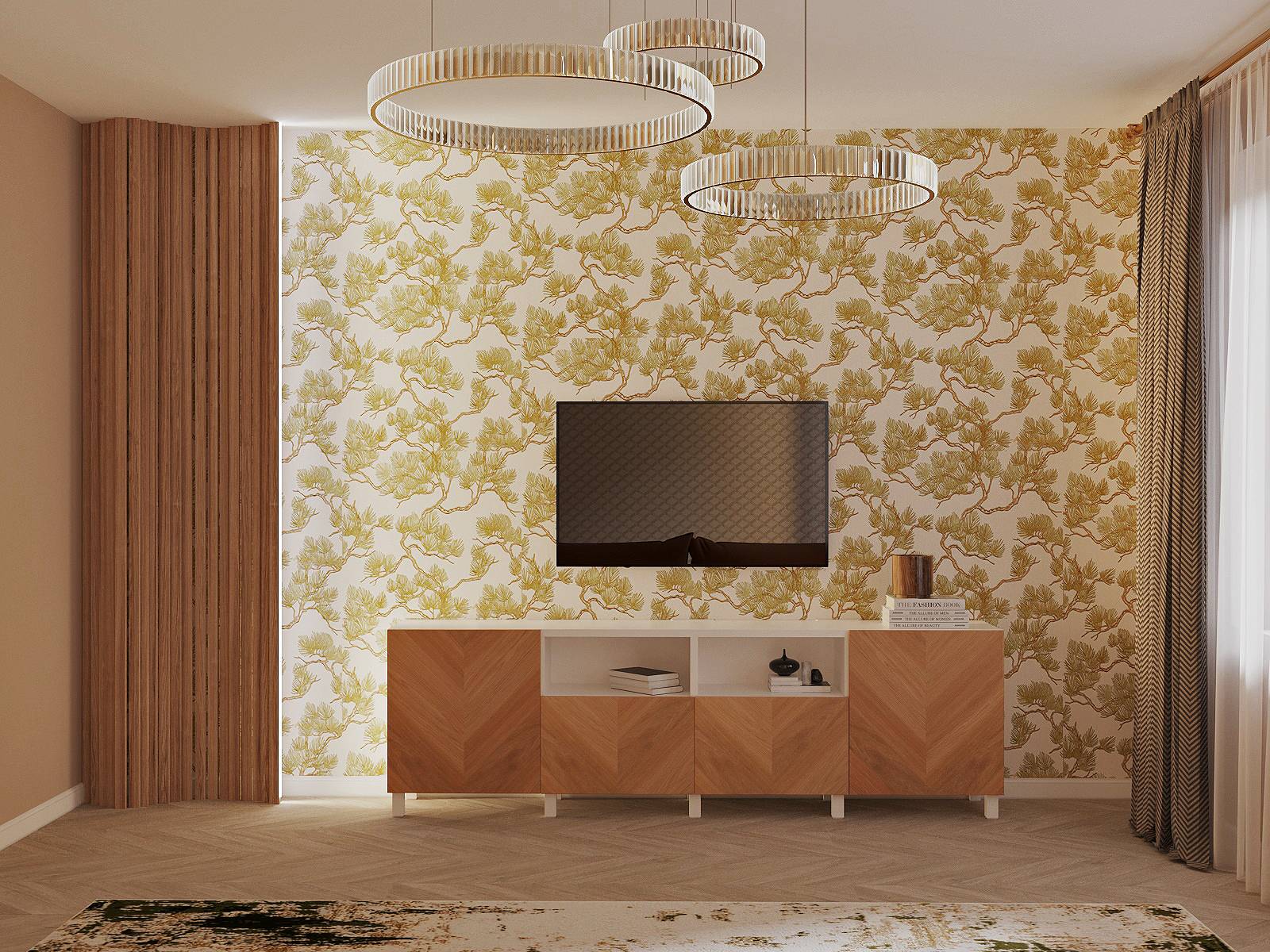 Гостиная в двухкомнатной квартире