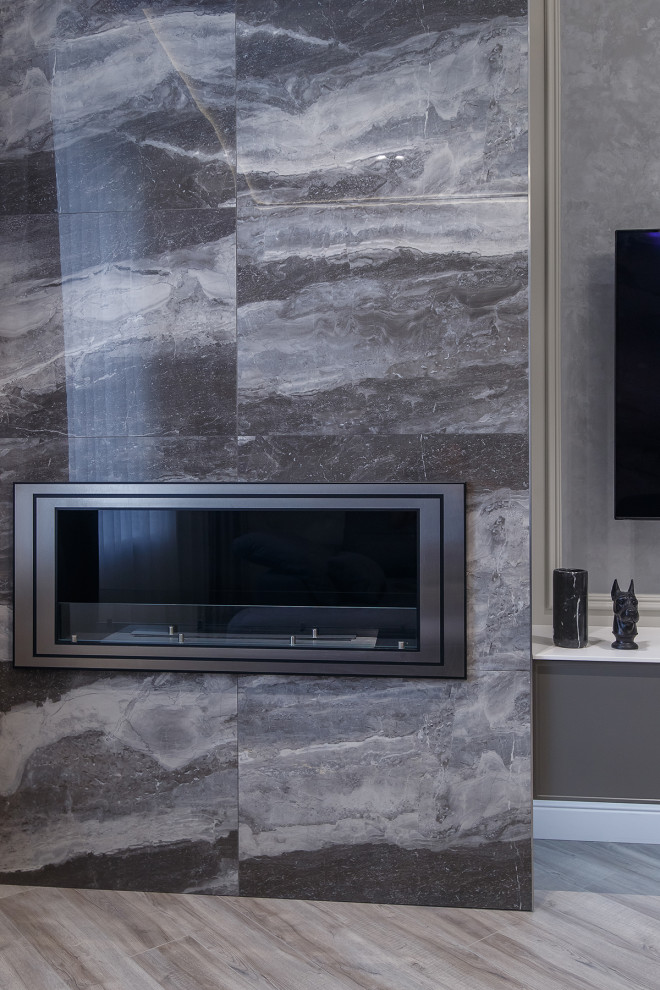 Реализация гостиной в стиле "Современная классика"