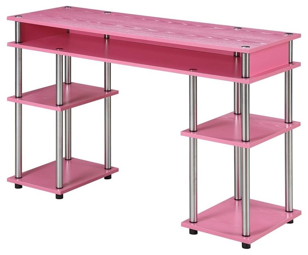Designs2go Student Desk In Pink Finish Contemporary Kids Desks
