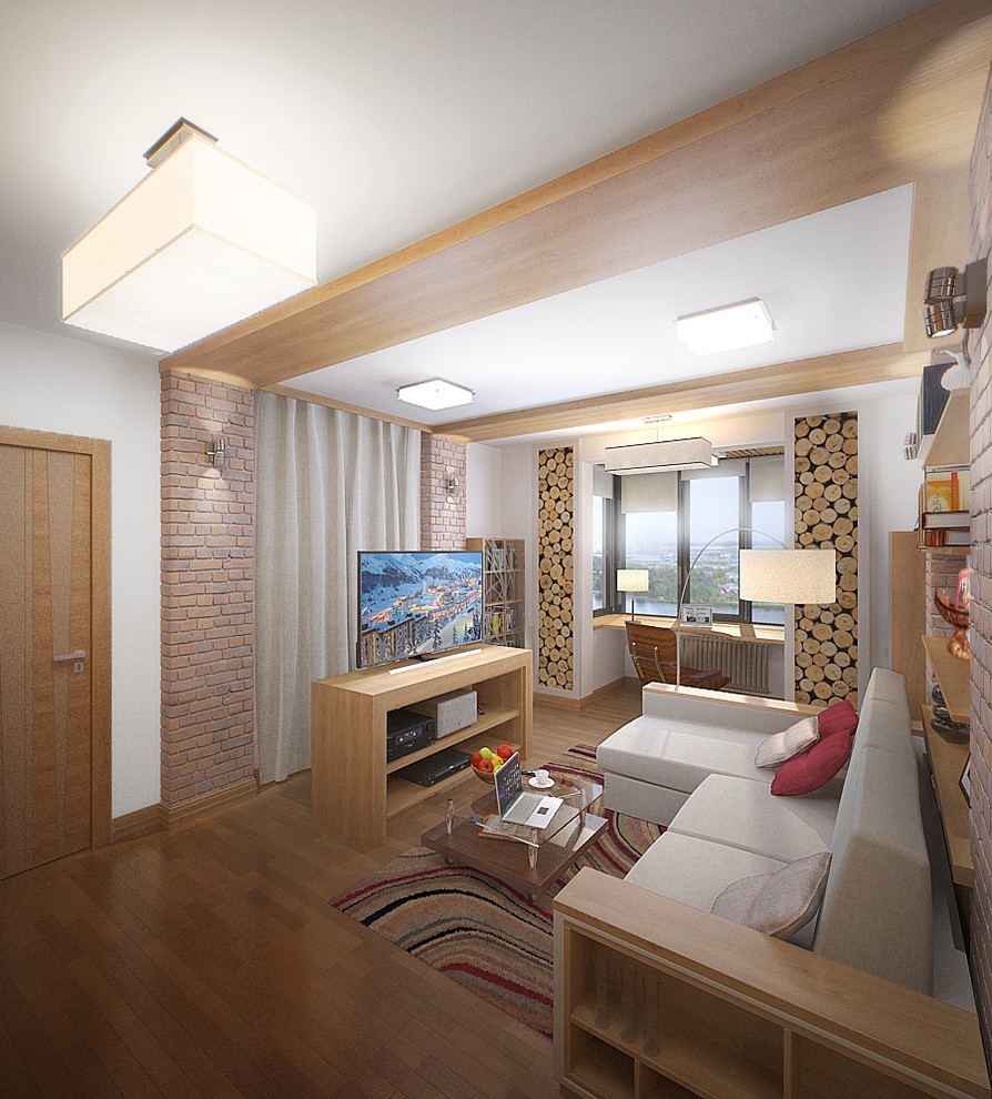 Дизайн-проекта жилой квартиры. Визуализация