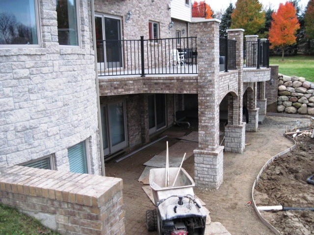 Custom Steel-Cement Raised Deck