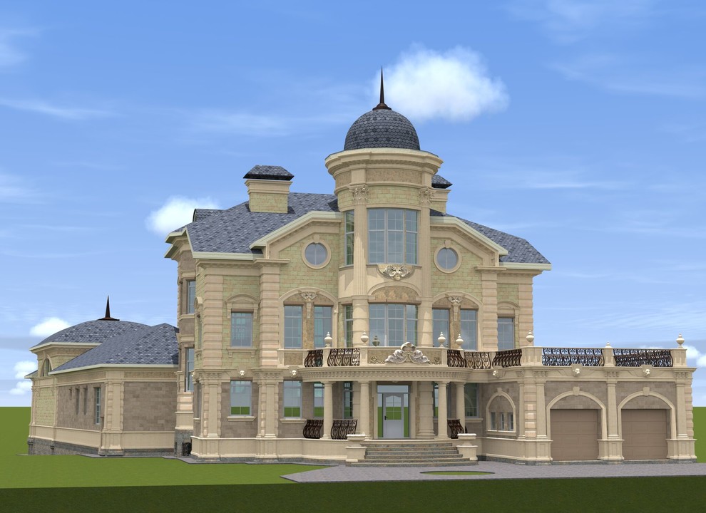 Проект загородного дома. "ЛЕОНОВО" S-1100 m2