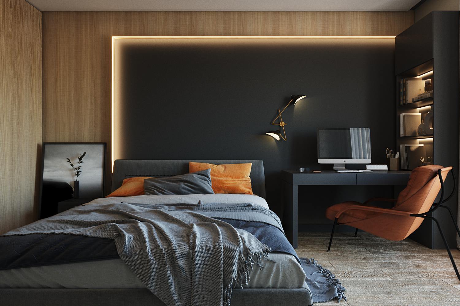 Спальня для молодой семьи