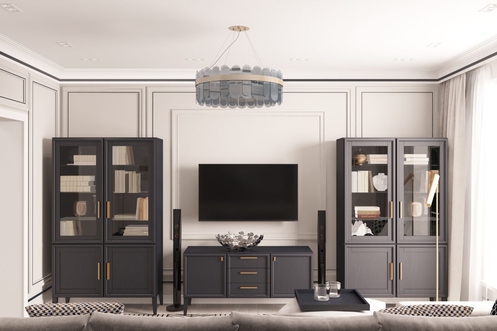 Гостиная в частном доме