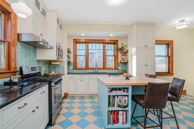 30 Kitchens With Checkered Floors