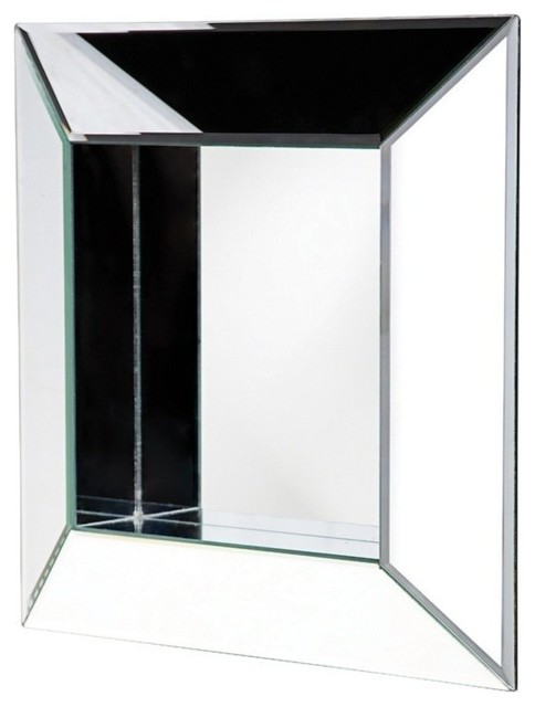 11034 Amalfi Contemporary Box Frame Glass Mirror Transitional 11034 Amalfi Contemporary Box Frame Glass Mirror