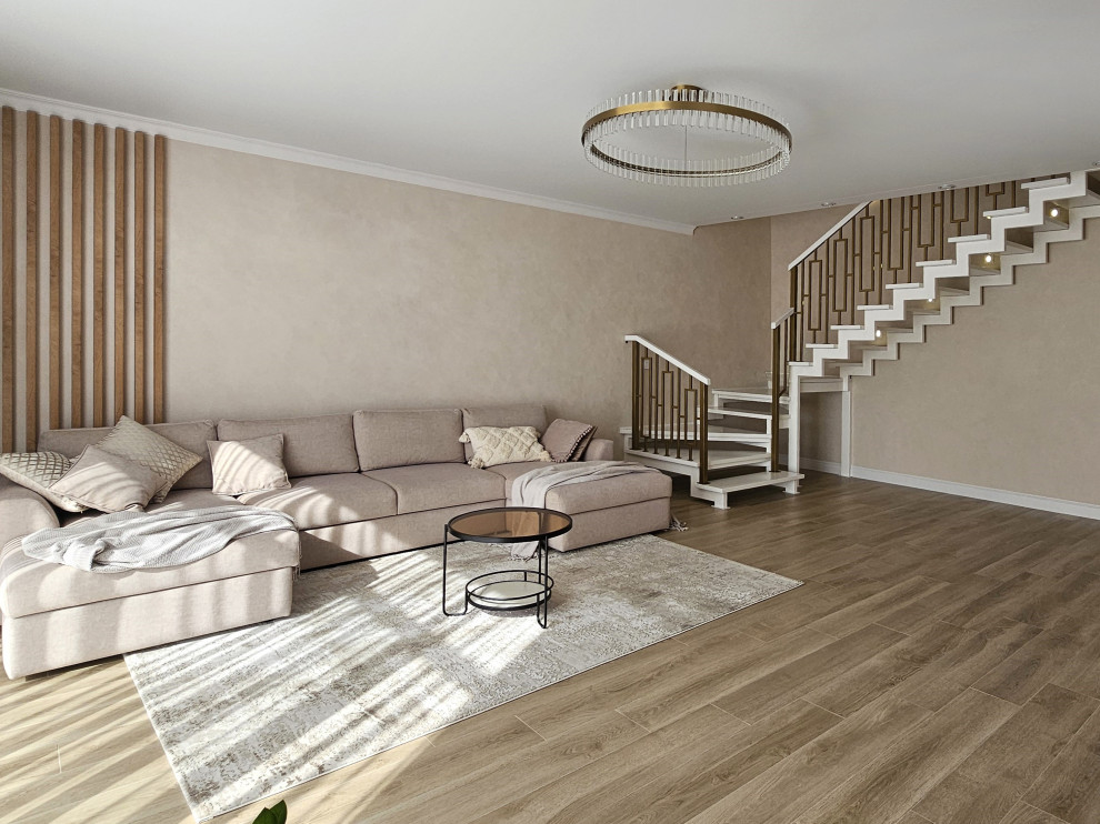 Частный дом 140 кв.м в светлых тонах