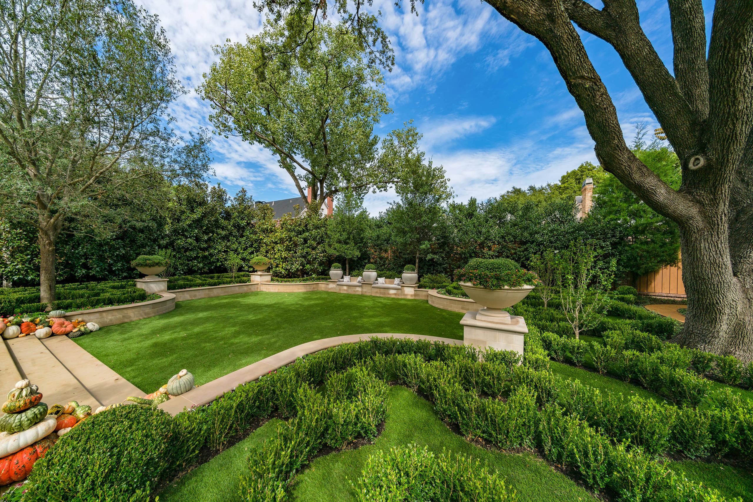 Sunken courtyard