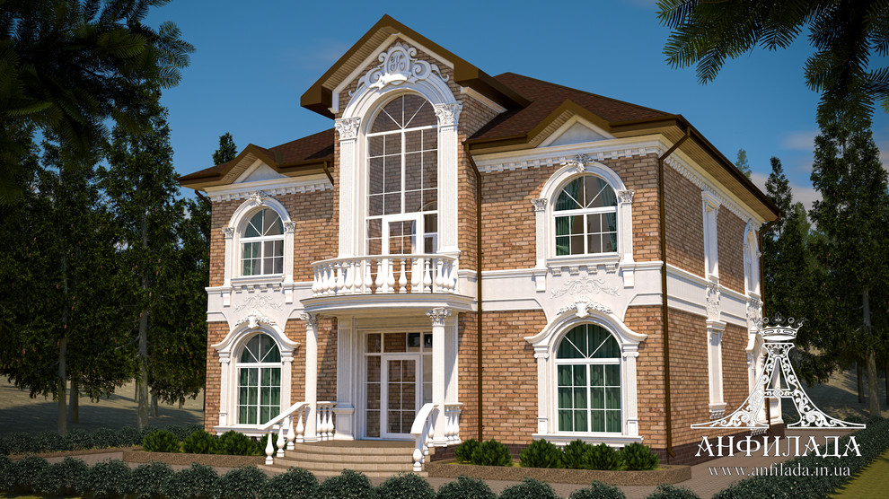 Дизайн-проект по облицовке фасадов жилого дома