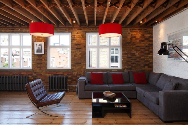 Clerkenwell Roof Extension + Renovation loft-gostinaya