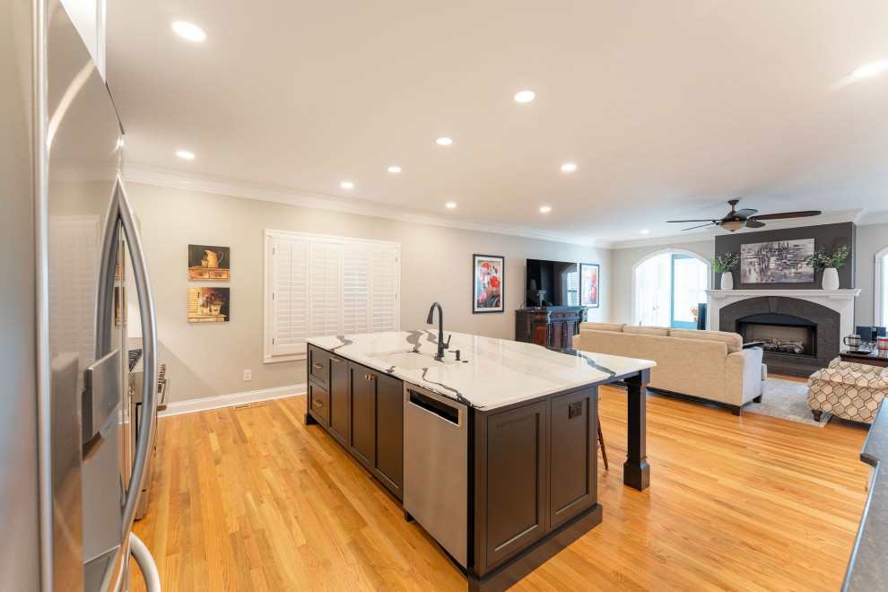 Fairvue Kitchen and Primary Bathroom