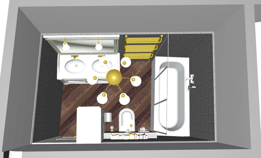 Английский колониальный. Дизайн-проект квартиры в историческом доме 1890 года на