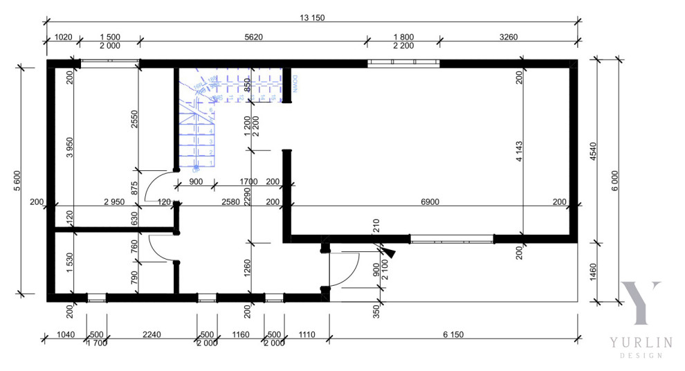 Проект  частного дома из ЛСТК