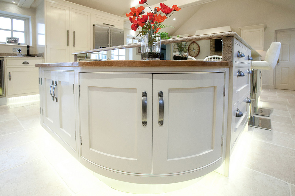 Transitional kitchen in London.