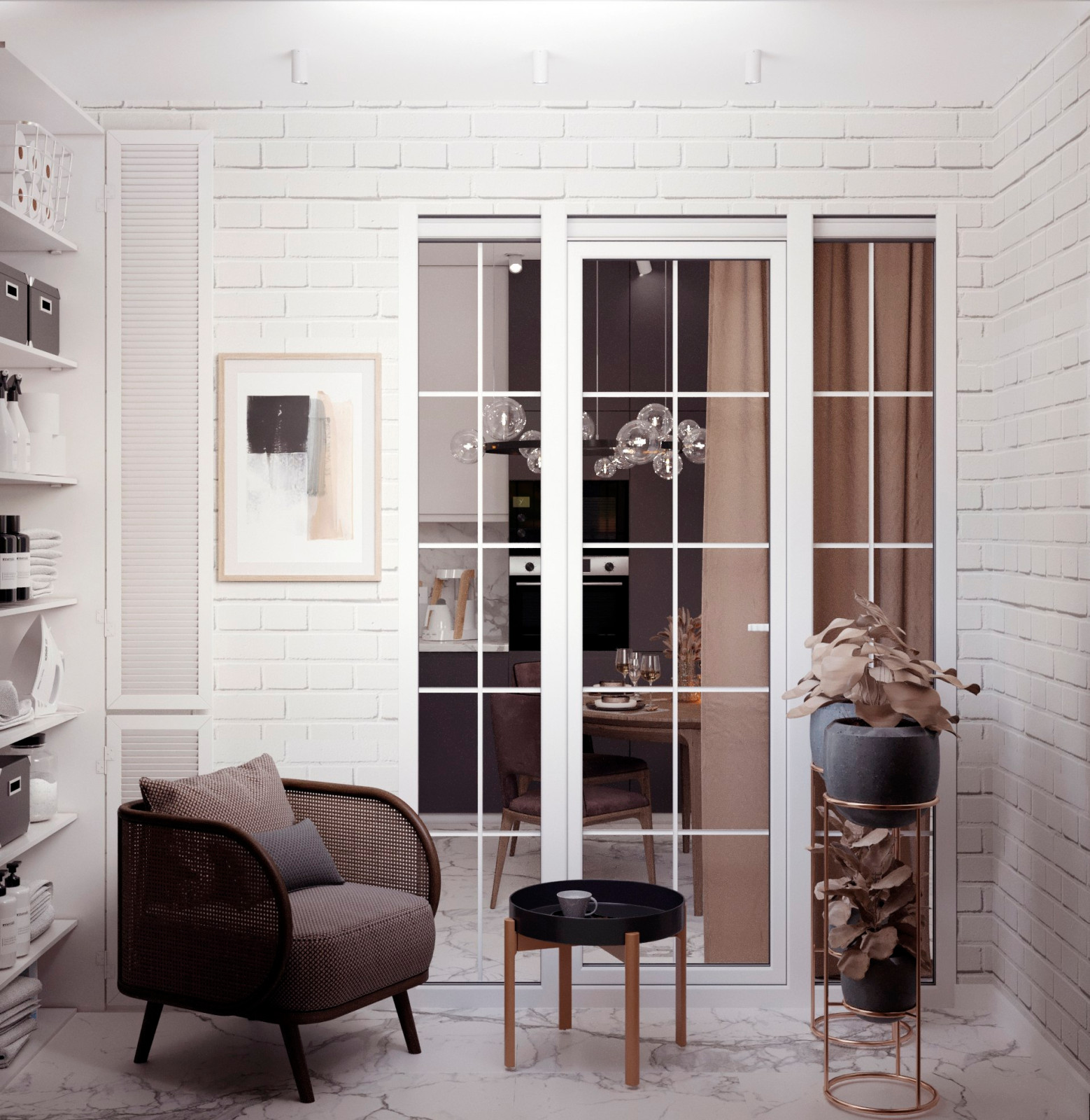 Western residence. Часть #1 Визуализации