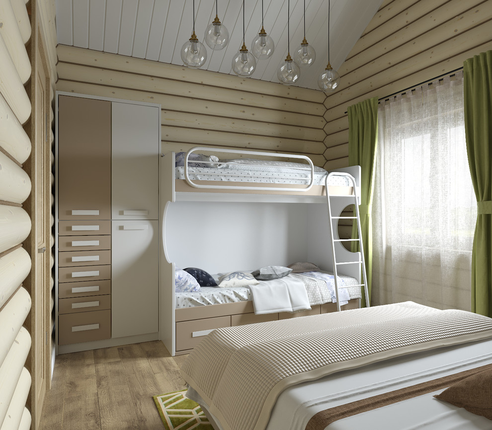 Сруб в современно-классическом стиле