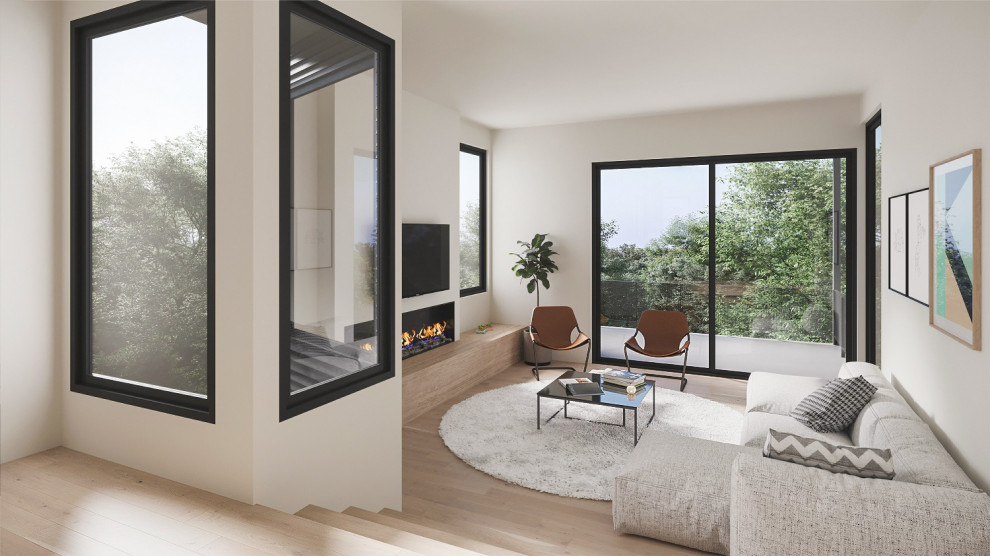 Interior Design 3D Renderings - Room, Kitchen, Living Room - Modern ...