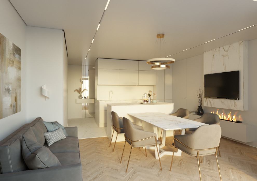 Проект 3-х комнатной квартиры (СПб)