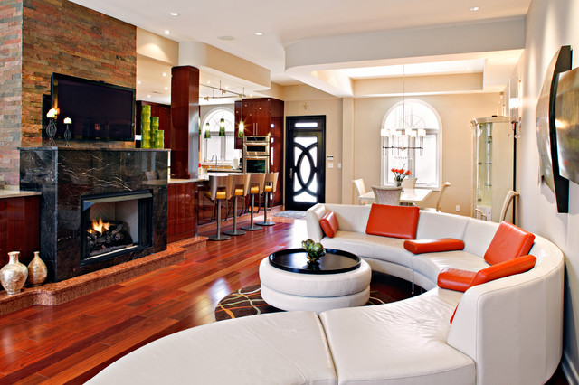 Juniper Street Project contemporary-vardagsrum