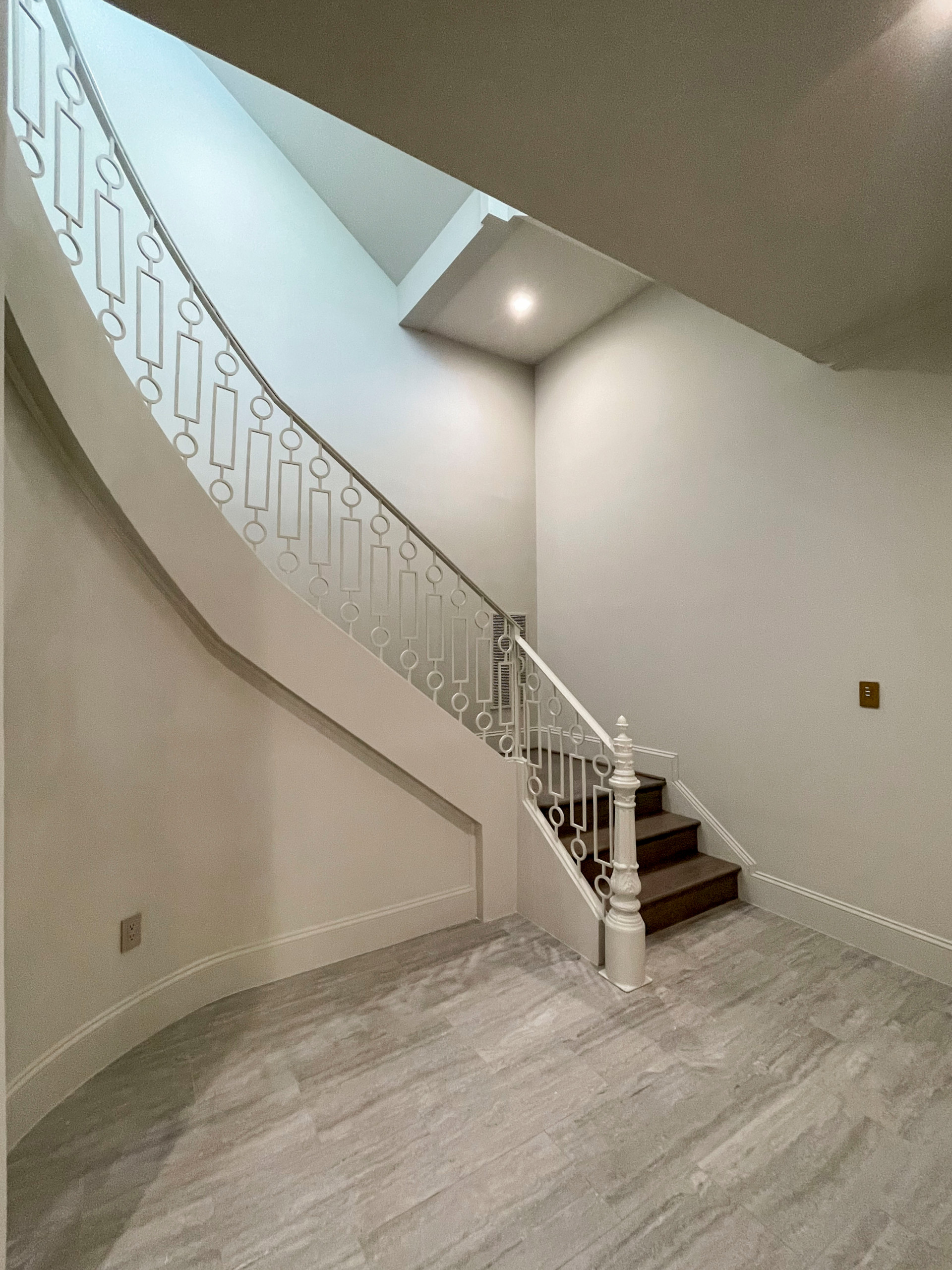 104_Curved Staircases in 18th Century French Inspired Mansion, Mclean VA 22101