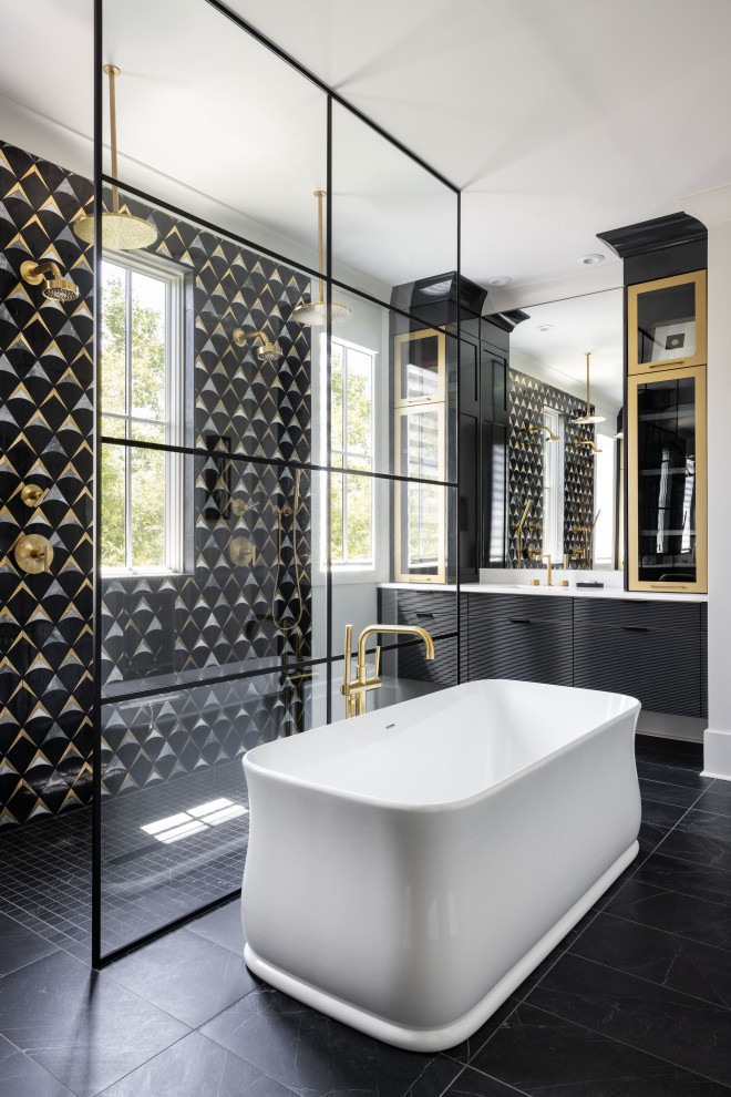 Lakefront Show House - Transitional - Bathroom - New Orleans - by Livio ...