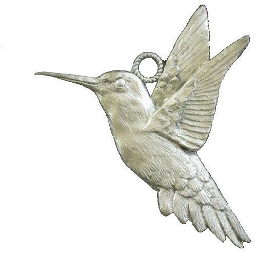 Hummingbird Pewter Ornament