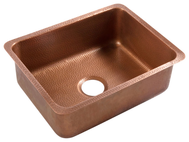 Orwell Copper 23" Single Bowl Undermount Kitchen Sink