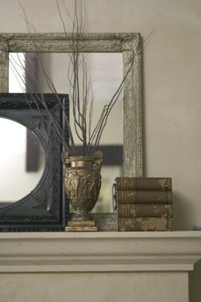  imagine the touching amongst 3 good placed mirrors that only tumble out to endure layered 1 upon Decorating With Multiple Layered Mirrors