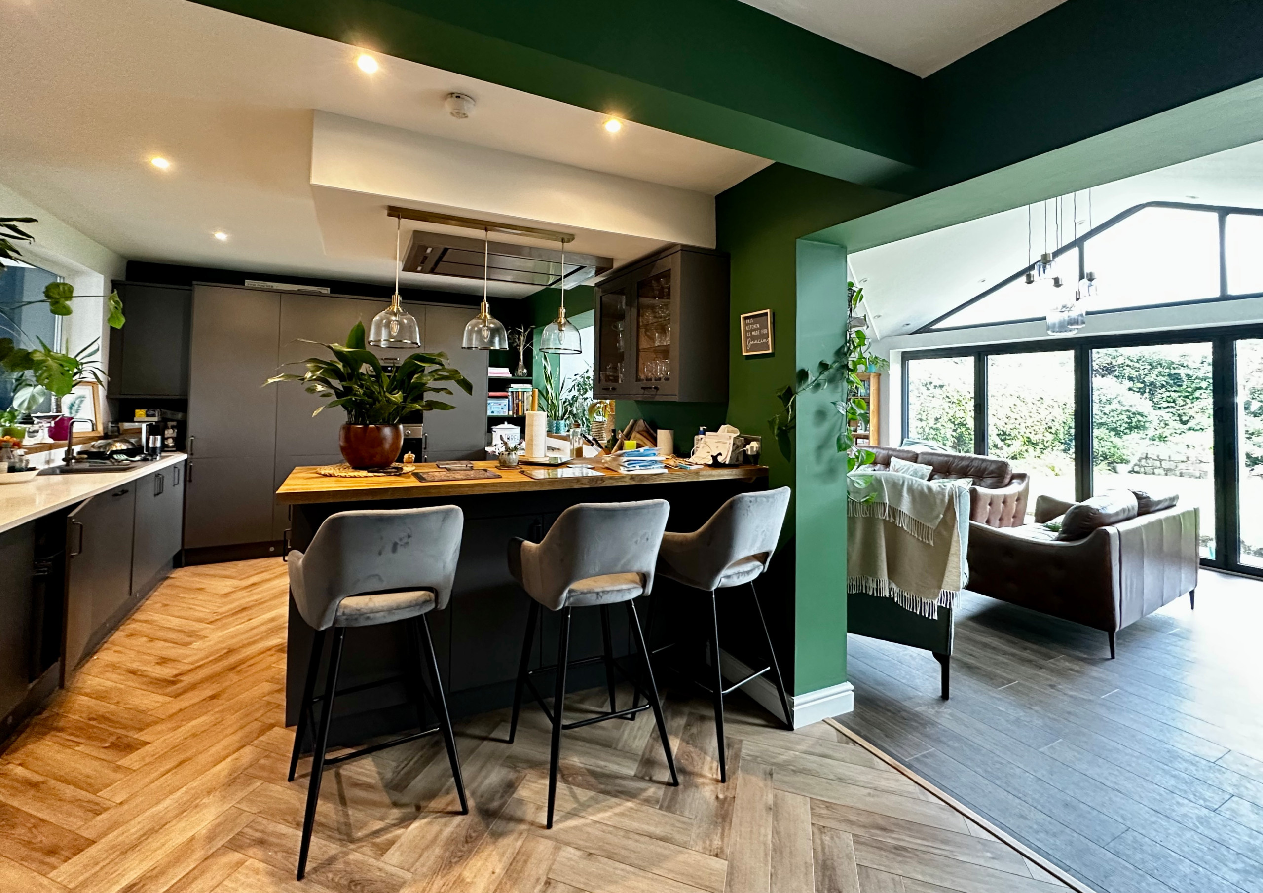 Single Storey Rear Extension with feature roof