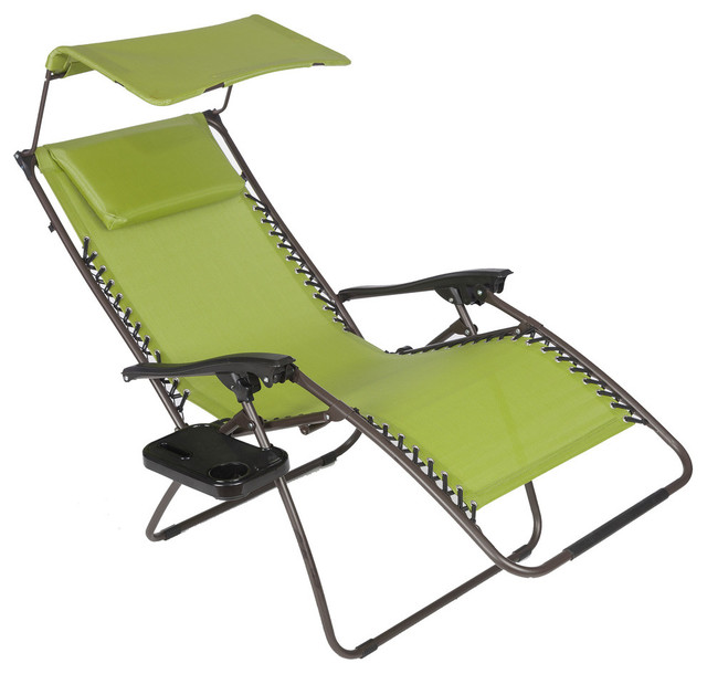 Pacific Xl Zero Gravity Chair With Canopy And Tray - Contemporary ...