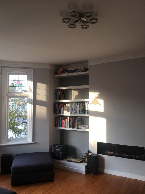 Private House trendy-dagligstue