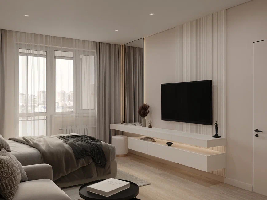 Проект квартиры для молодой семейной пары в современном стиле