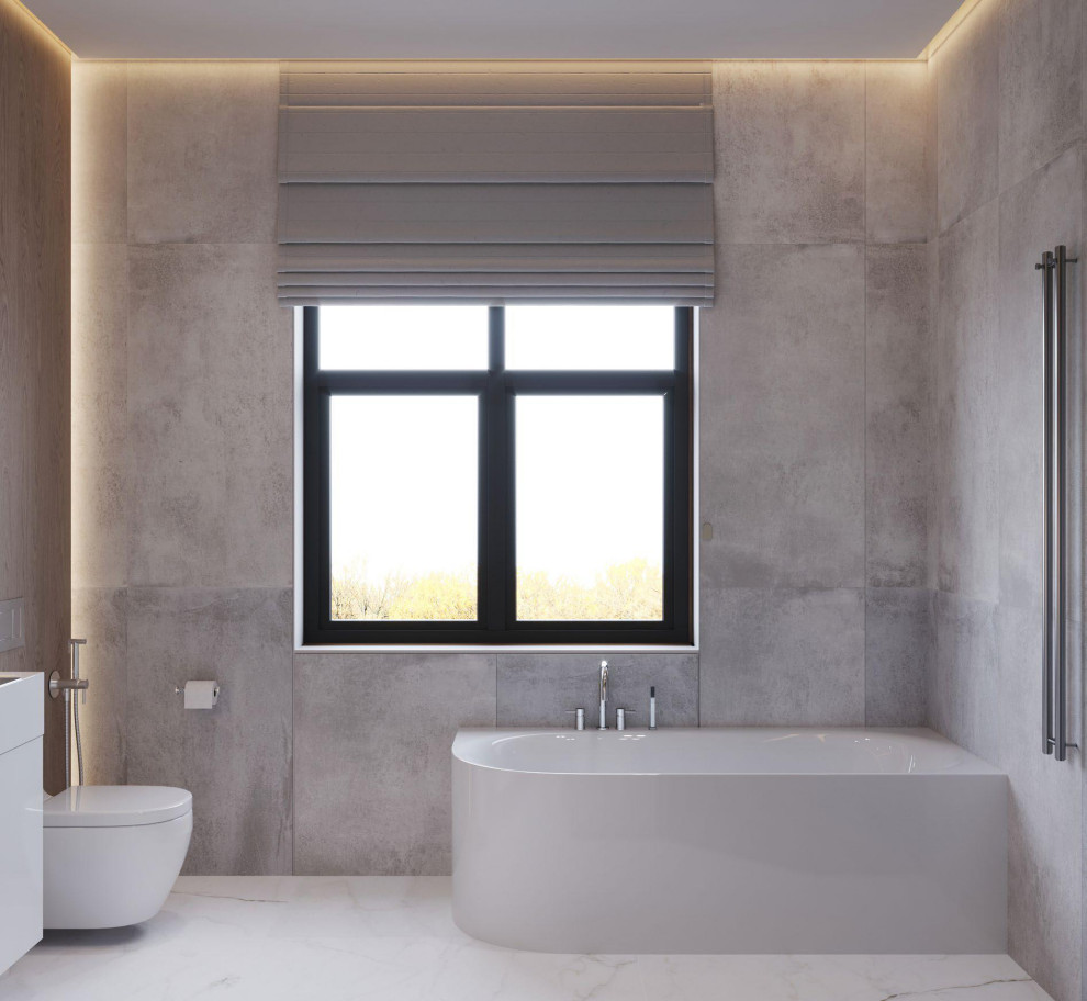 Просторный дом в светлых оттенках