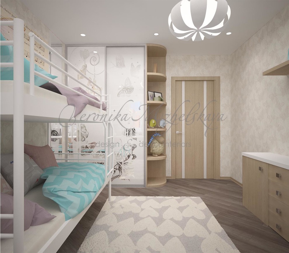 Квартира для молодой семьи с двумя дочками школьницами