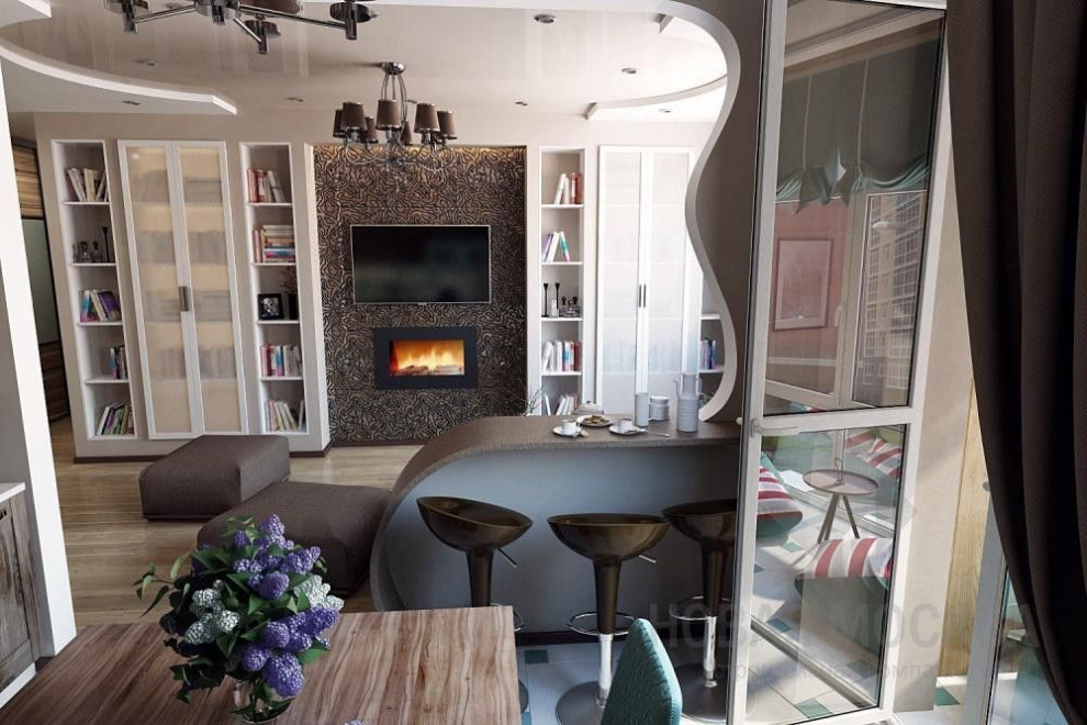 Дизайн-проект двухкомнатной квартиры 61 кв.м. в ЖК «Москва А101»