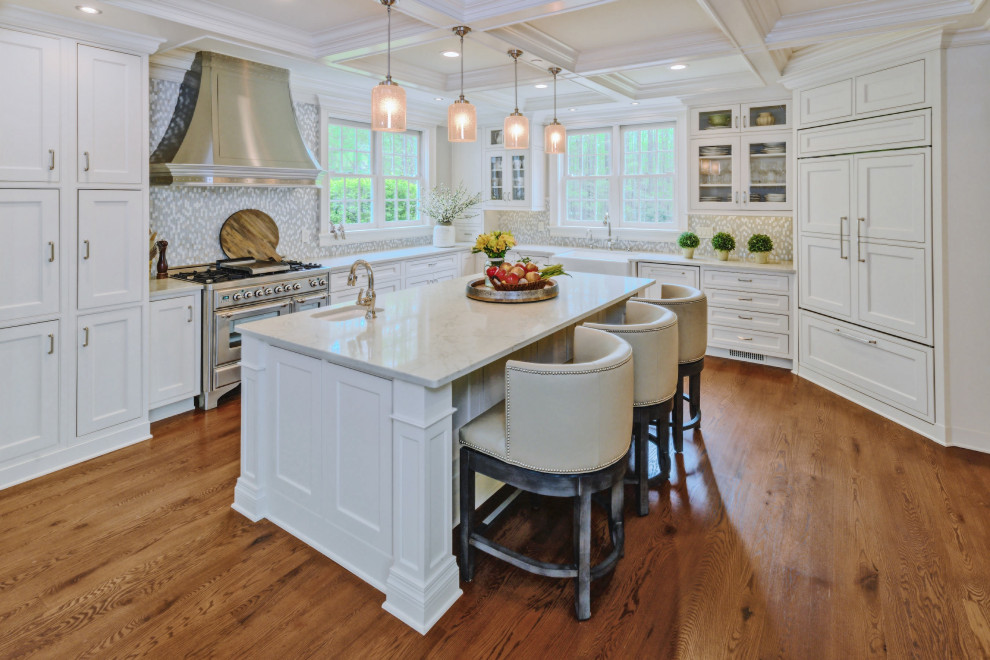 Example of a transitional kitchen design in Baltimore